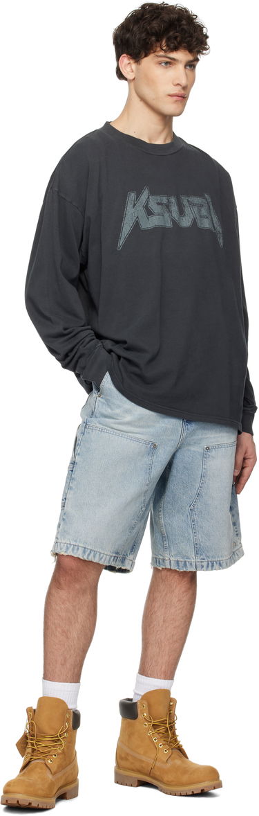 Tričko Ksubi Ksubi Electric Ekcess Long Sleeve T-Shirt Šedá | MPS25TE046, 3