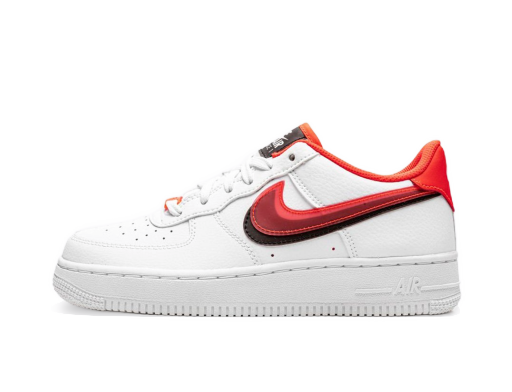 Tenisky a topánky Nike Air Force 1 LV8 GS "Double Swoosh - Bright Crimson" Biela | CW1574-101