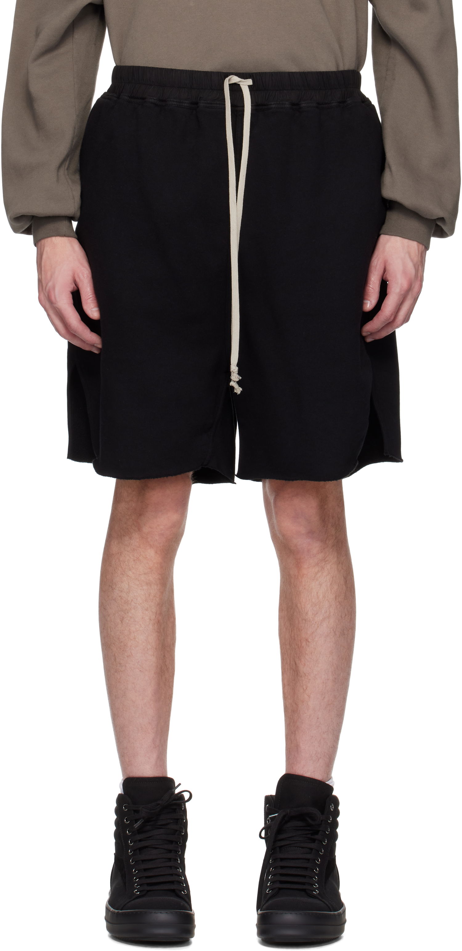 Šortky Rick Owens Rick Owens DRKSHDW Hollywood Long Boxers Shorts Čierna | DU01E3383 F, 0