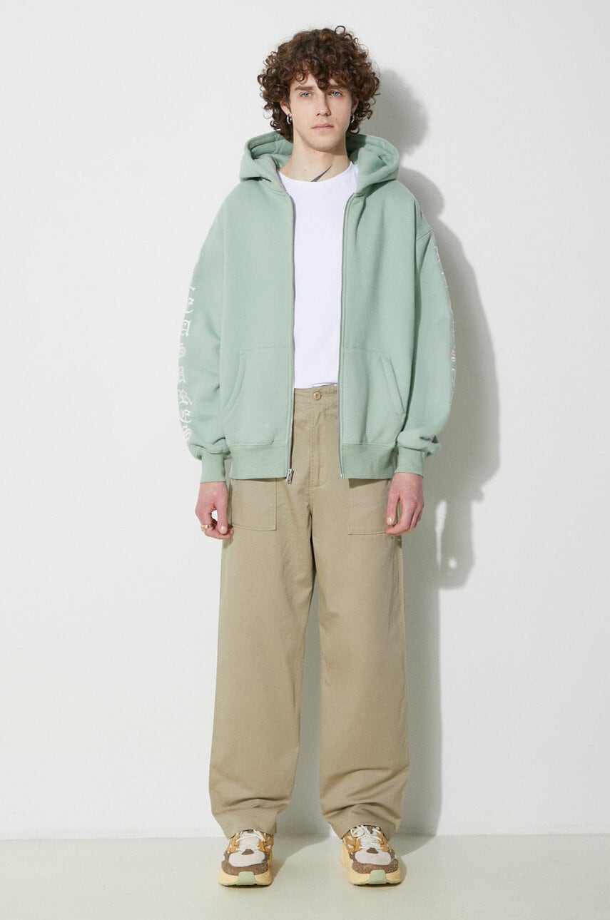 Cargo nohavice Universal Works Universal Works Fatigue Pant Béžová | 132.STONE, 1