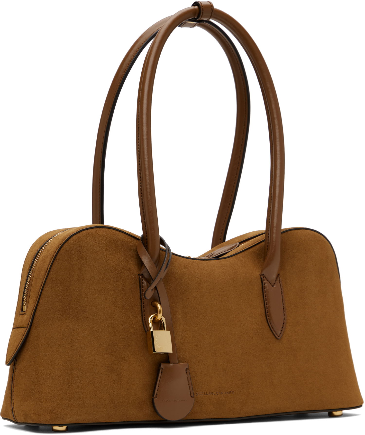 Kabelka Stella McCartney Stella McCartney Ryder Suede Shoulder Bag Hnedá | 7B0138WP0554, 1