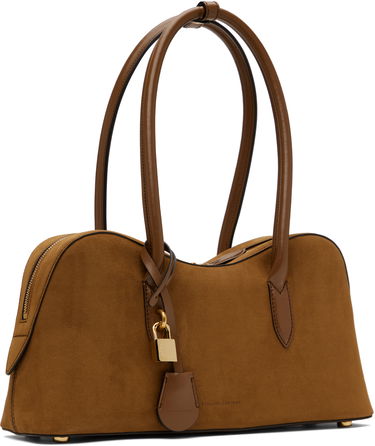 Kabelka Stella McCartney Stella McCartney Ryder Suede Shoulder Bag Hnedá | 7B0138WP0554, 1
