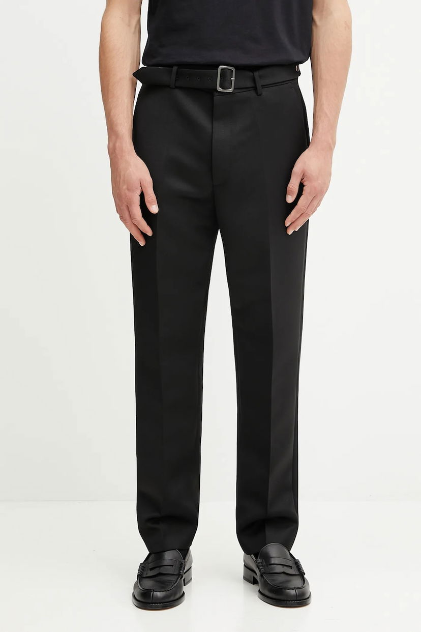 Nohavice Maison Margiela MM6 Maison Margiela Wool Trousers Čierna | SH2KA0042.M35612.900
