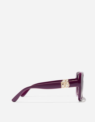 Slnečné okuliare Dolce & Gabbana Dolce & Gabbana Maiolica Gradient Square Sunglasses Fialová | VG4475VP48H9V000, 3