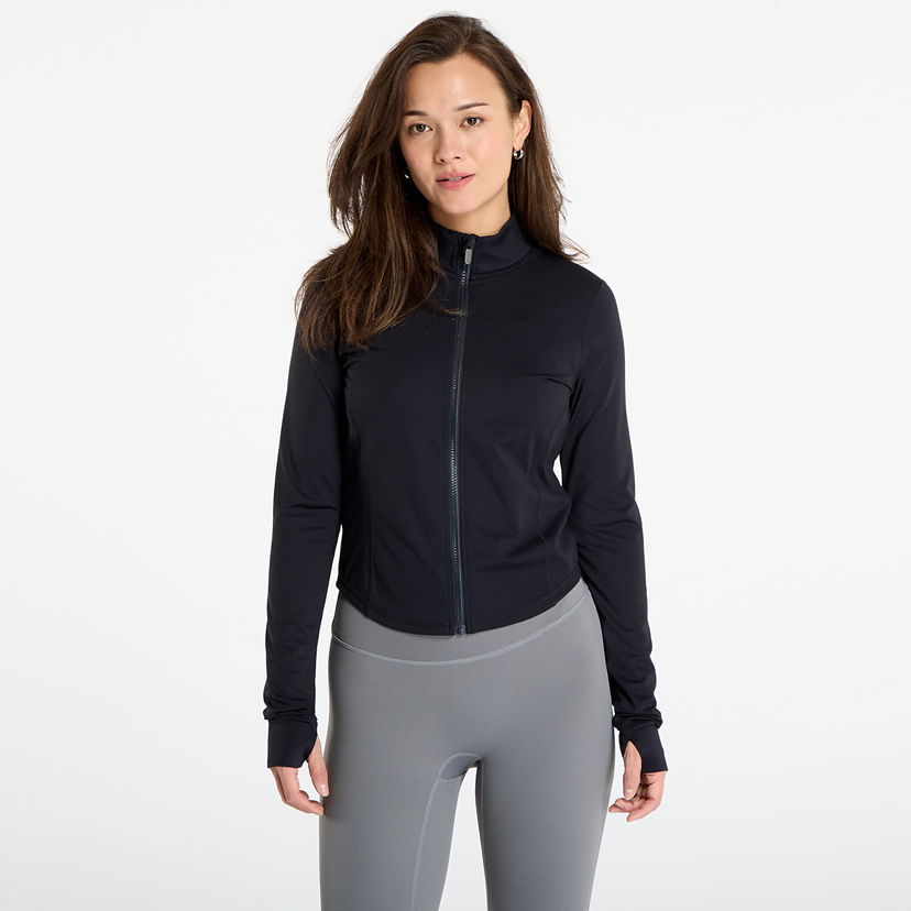 Bunda Urban Classics Slim Full-Zip Sports Jacket with Thumbholes Čierna | TB7803-00007