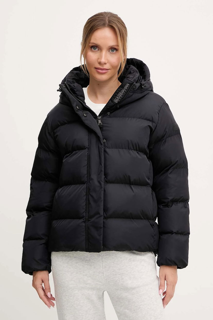 Prešívaná bunda Napapijri Napapijri A-Glane Winter Puffer Jacket Čierna | NP0A88Z44001