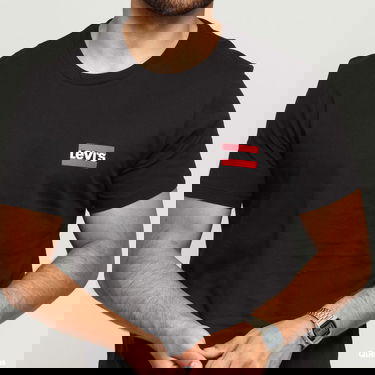 Tričko Levi's Crewneck Graphic 2 Pack Čierna | 79681-0000, 2
