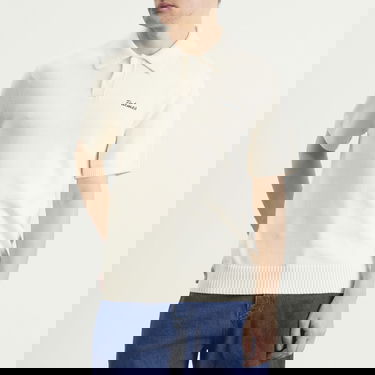 Polo tričko Palmes Cotton Knit Polo Biela | P40-0027-036, 2