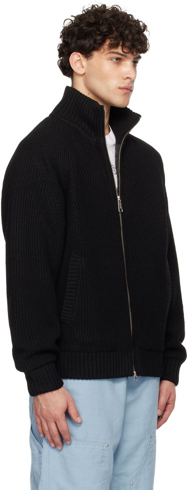 Sveter Carhartt WIP Black Banley Knit Jacket Čierna | I033902, 1