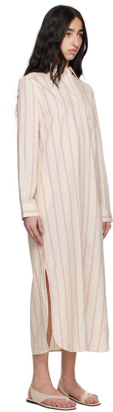 Šaty TOTEME TOTEME Striped Tunic Midi Dress Biela | 252-WRD1752-FB0388, 1