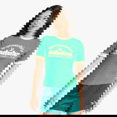 Tričko adidas Originals Retro Graphics Zelené | IR6084, 2