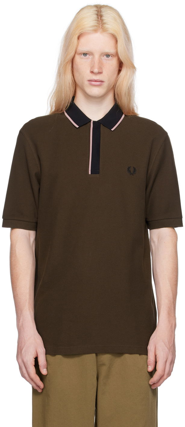 Polo tričko Fred Perry Polo Tee Hnedá | M6660-Q21, 0