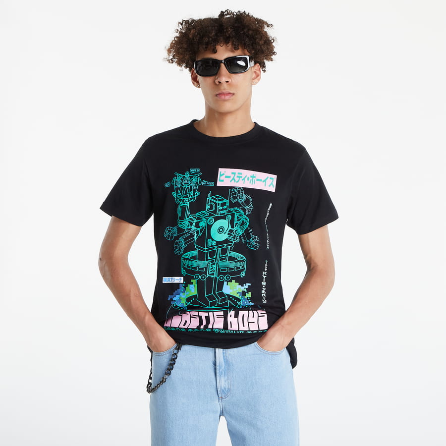 Tričko Urban Classics Beastie Boys Robot T-Shirt Čierna | MT2120, 0
