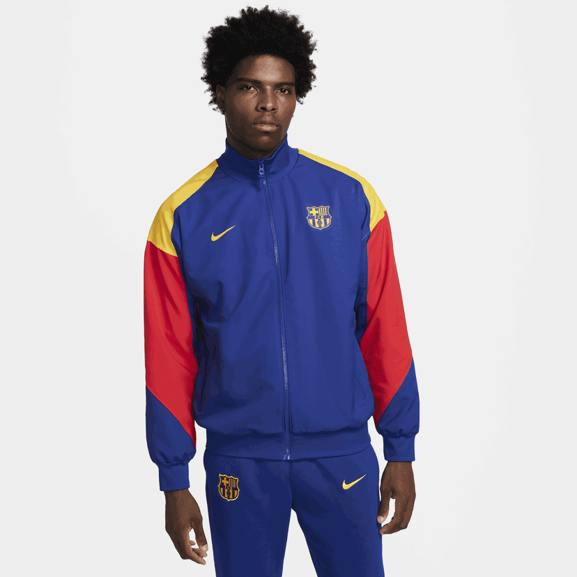 Súprava Nike FC Barcelona Strike Dri-FIT Track Jacket Modrá | FJ5427-455