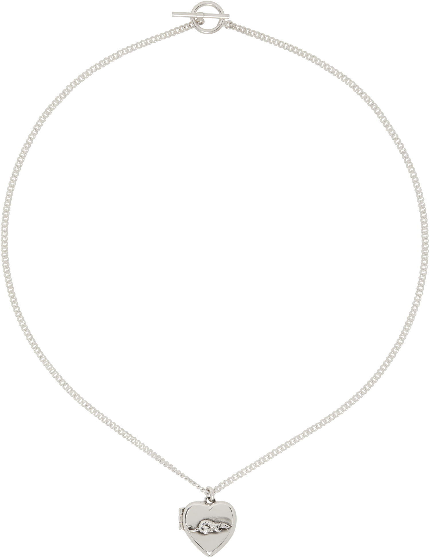 Náhrdelník Enfants Riches Déprimés Rat Locket Necklace Metalická | 140-221, 0