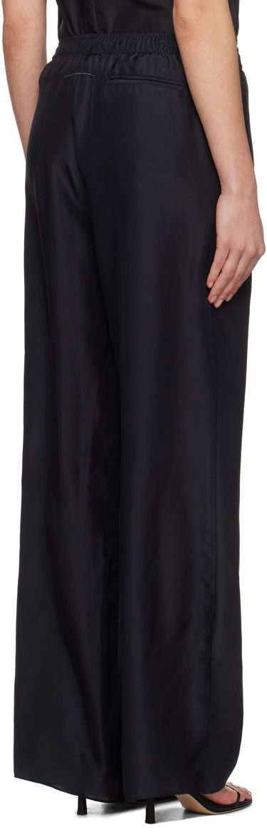Nohavice Maison Margiela MM6 Maison Margiela Light Silk Pyjama Pants Čierna | S52KA0529 M35244, 2