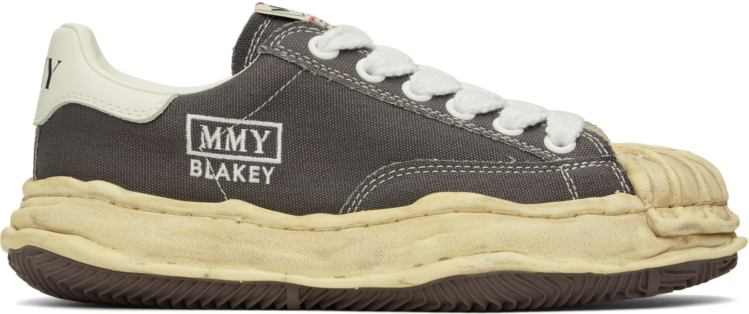 Tenisky a topánky Maison MIHARA YASUHIRO Blakey OG Dyed Sole Canvas Low-Top Šedá | A13FW728, 0
