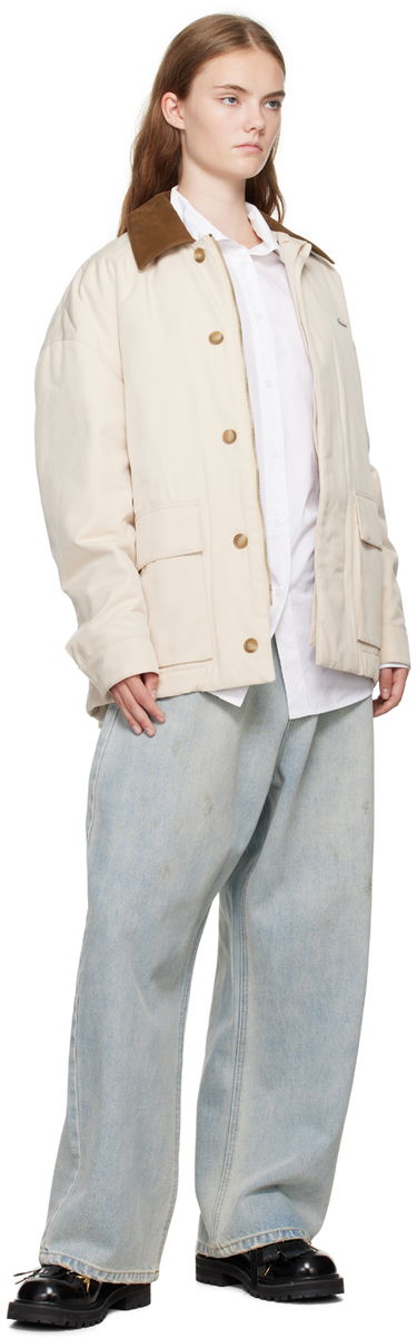 Bunda We11done Padded Jacket Béžová | WD-JP2-24-052-W-LB, 3