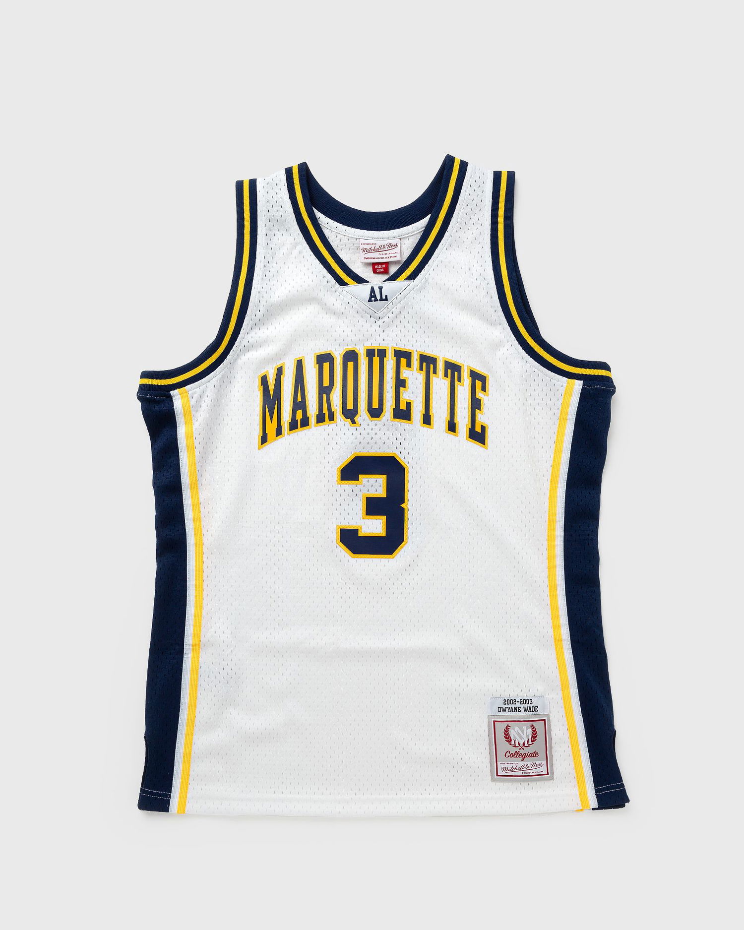 Dres Mitchell & Ness NCAA SWINGMAN JERSEY MARQUETTE 2002-03 DWYANE WADE #3 Biela | SMJY6225-MAU02DWAWHIT, 0