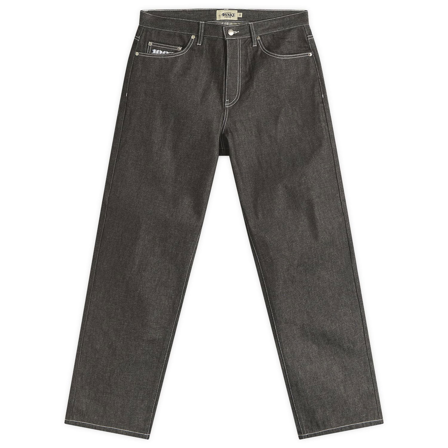 Džínsy Awake NY Awake NY Logo Denim Jeans 32 Čierna | AWK-SP25-PA002-BLK, 1