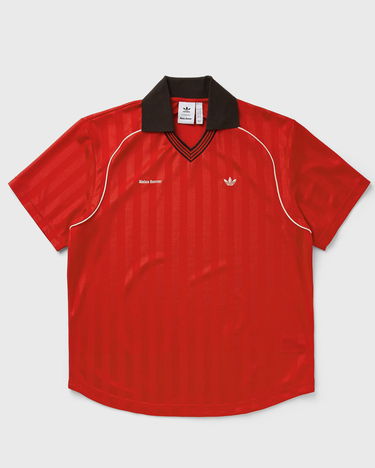 Dres adidas Originals Originals Wales Bonner Striped Football T-Shirt Červená | KG3626, 1