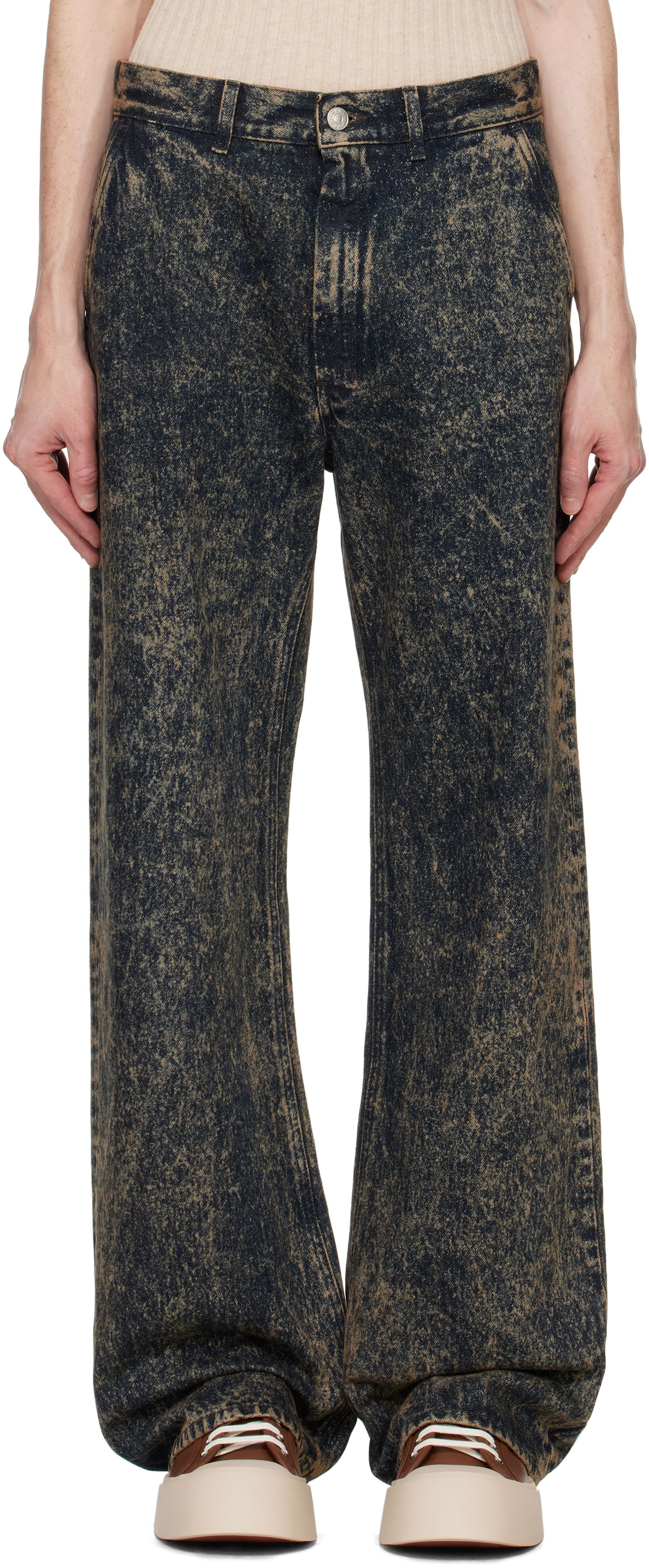 Džínsy Marni Loose Fit Jeans Modrá | PUJU0089A0 USCV35, 0