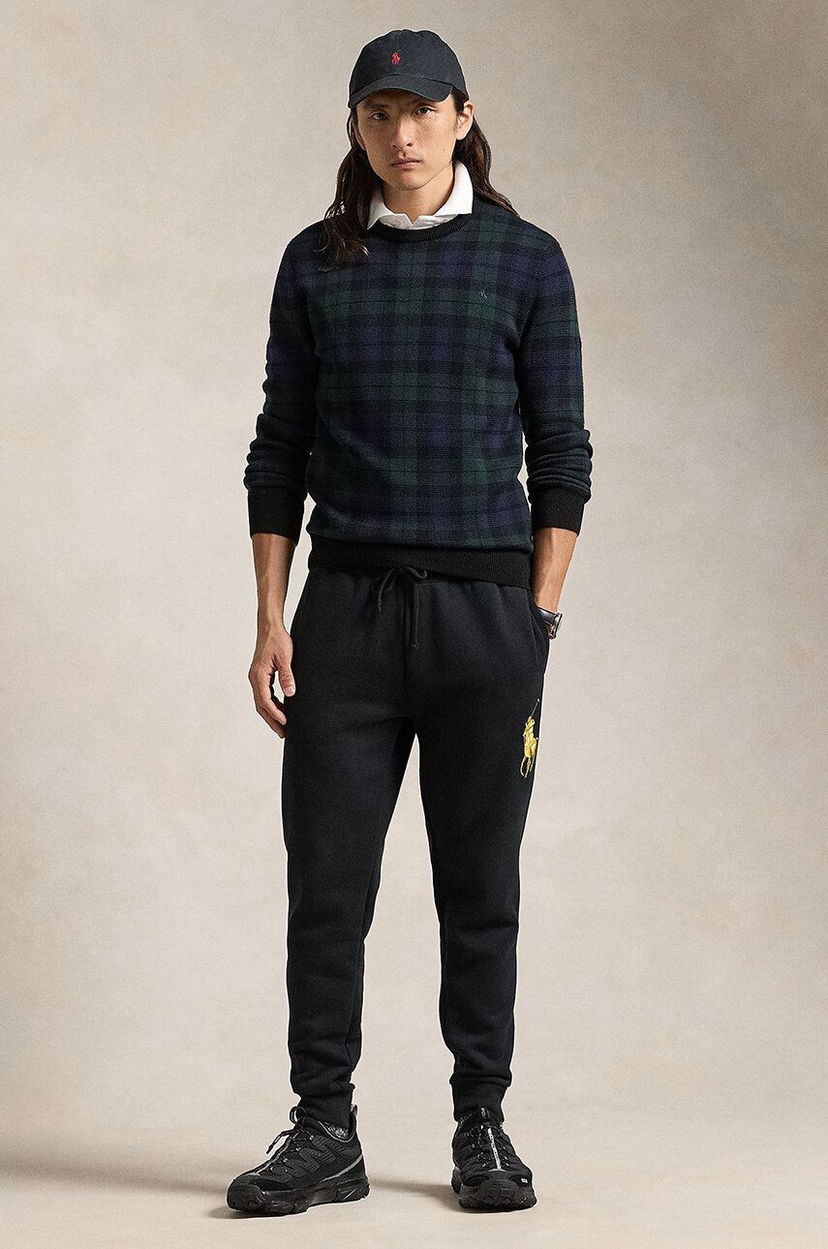 Tepláky Polo by Ralph Lauren Black Sweatpants With Logo Čierna | 710952242