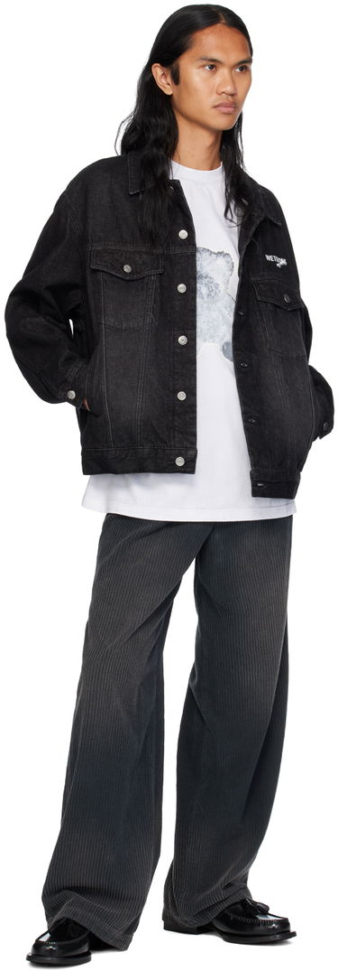 Bunda We11done We11done 1506 Trucker Denim Jacket Čierna | WD-DJ1-23-913-U-BK, 3
