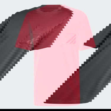 Tričko adidas Performance Pocket Tee Vínová | IX9606, 2