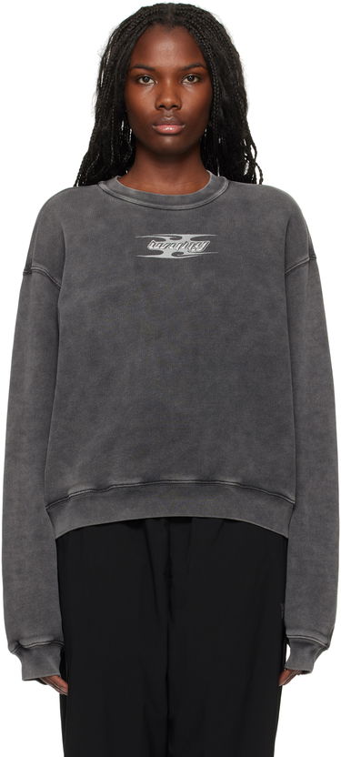 Mikina Alexander Wang Embossed Logo Sweatshirt Šedá | 4CC4241513, 0