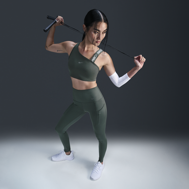 Legíny Nike High Waisted Leggings With Pockets Zelené | DQ5668-338, 1