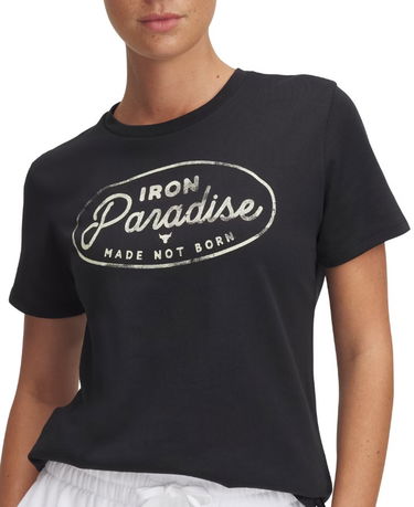 Tričko Under Armour Project Rock Iron Paradise Training T-Shirt Čierna | 1386441-001, 0
