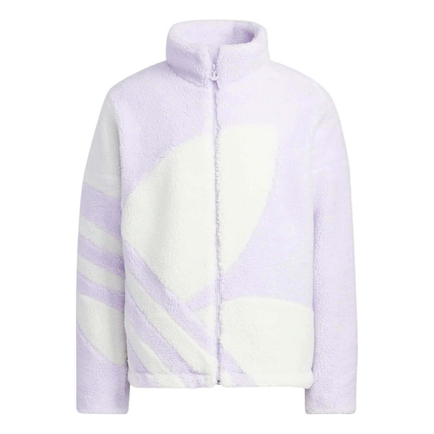 Mikina adidas Originals Originals Sherpa Full Zip Jacket Fialová | HR3488, 0