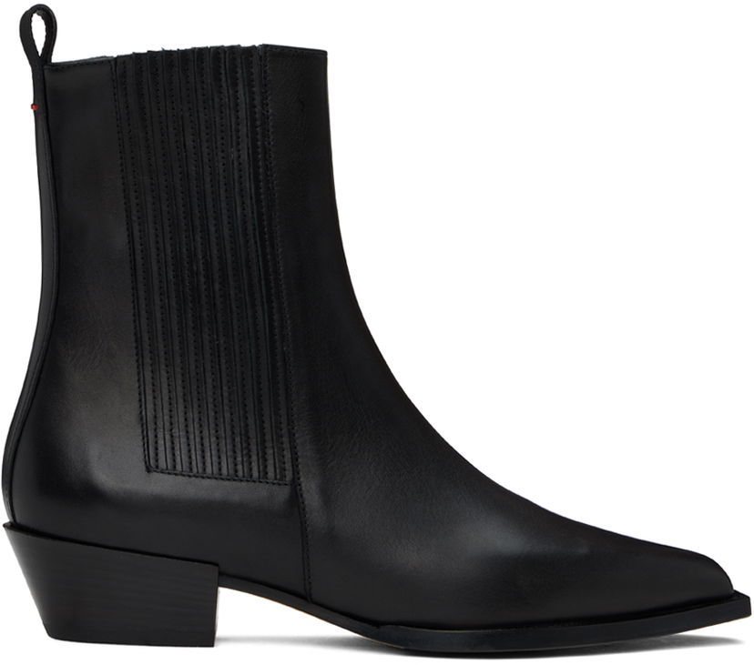 Oblečenie Aeyde Aeyde Belinda Cowboy Chelsea Boots Čierna | A11-AB-VICS40BL-0121-800-001