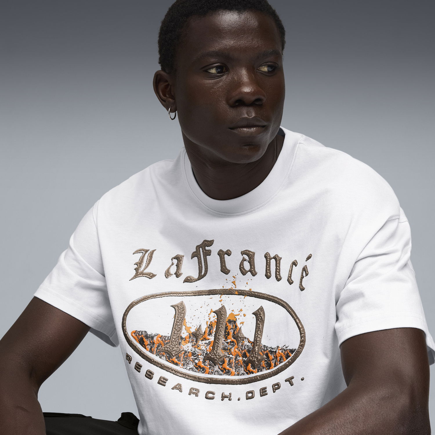 Tričko Puma LAFRANCE HEEM Graphic Tee Biela | 632477_01, 1
