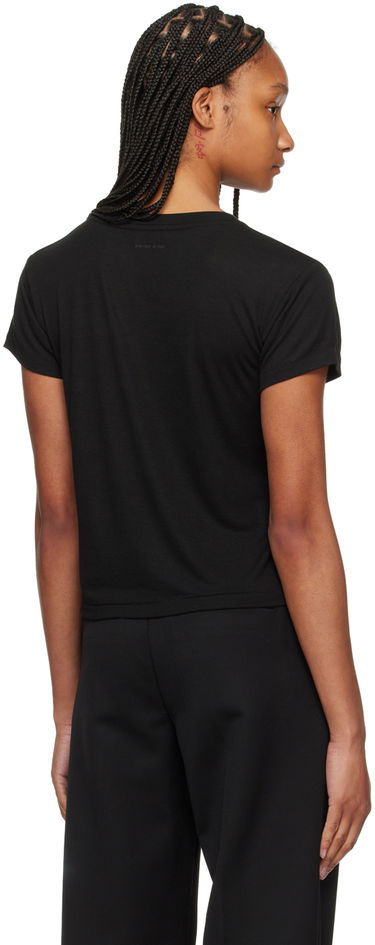 Tričko Anine Bing Fitted Crewneck T-Shirt Čierna | A-08-2279-000B, 2