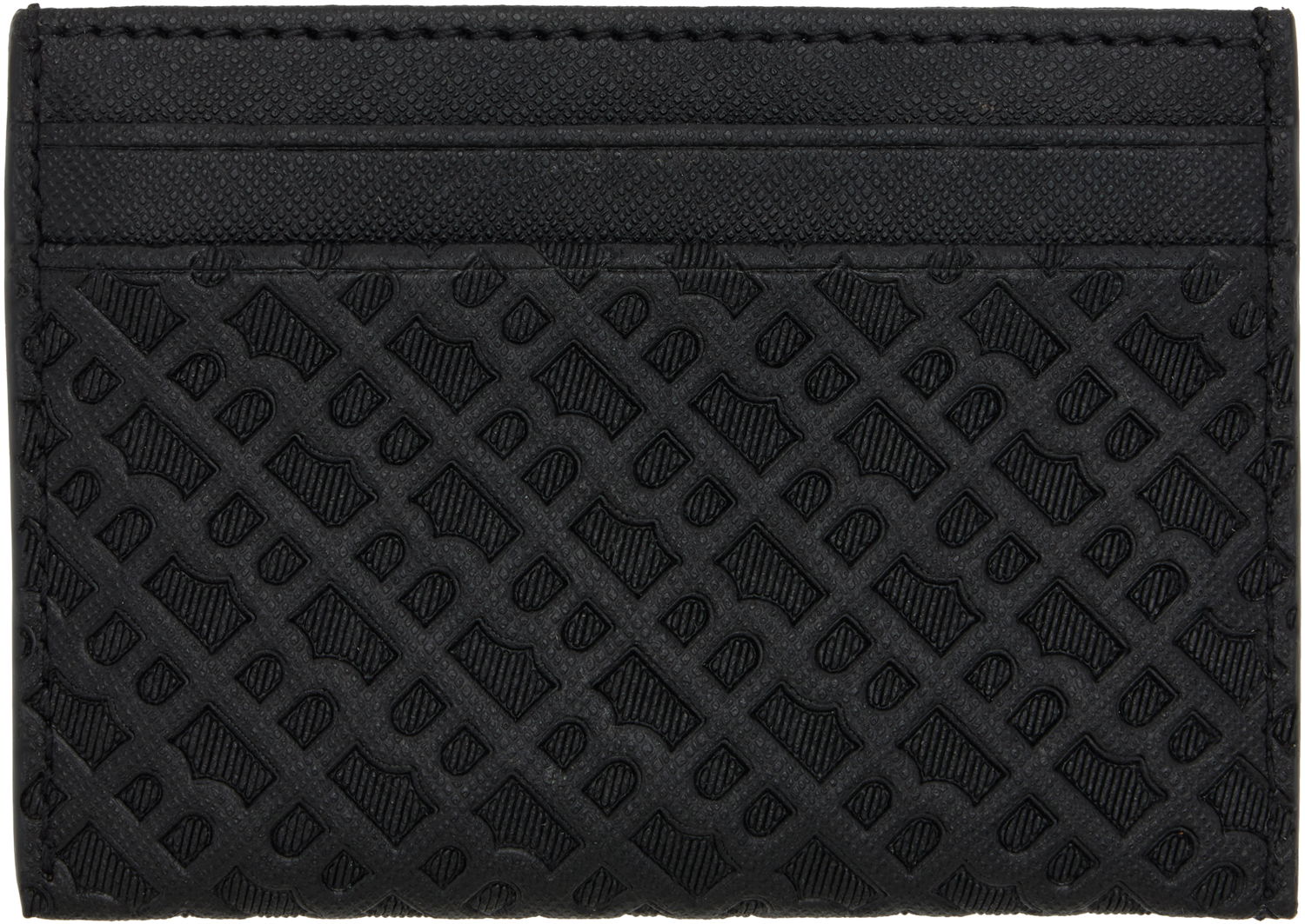 Peňaženka BOSS Embossed-Logo Card Holder Čierna | 50548817, 1