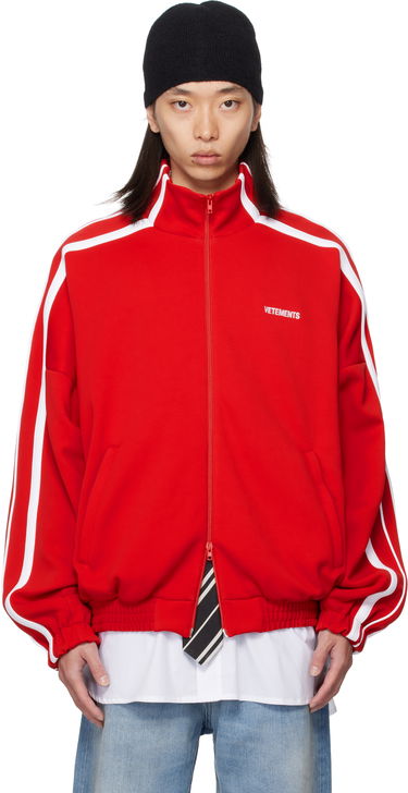 Bunda VETEMENTS Vetements Gym Track Jacket Červená | UH76GJ300R, 0