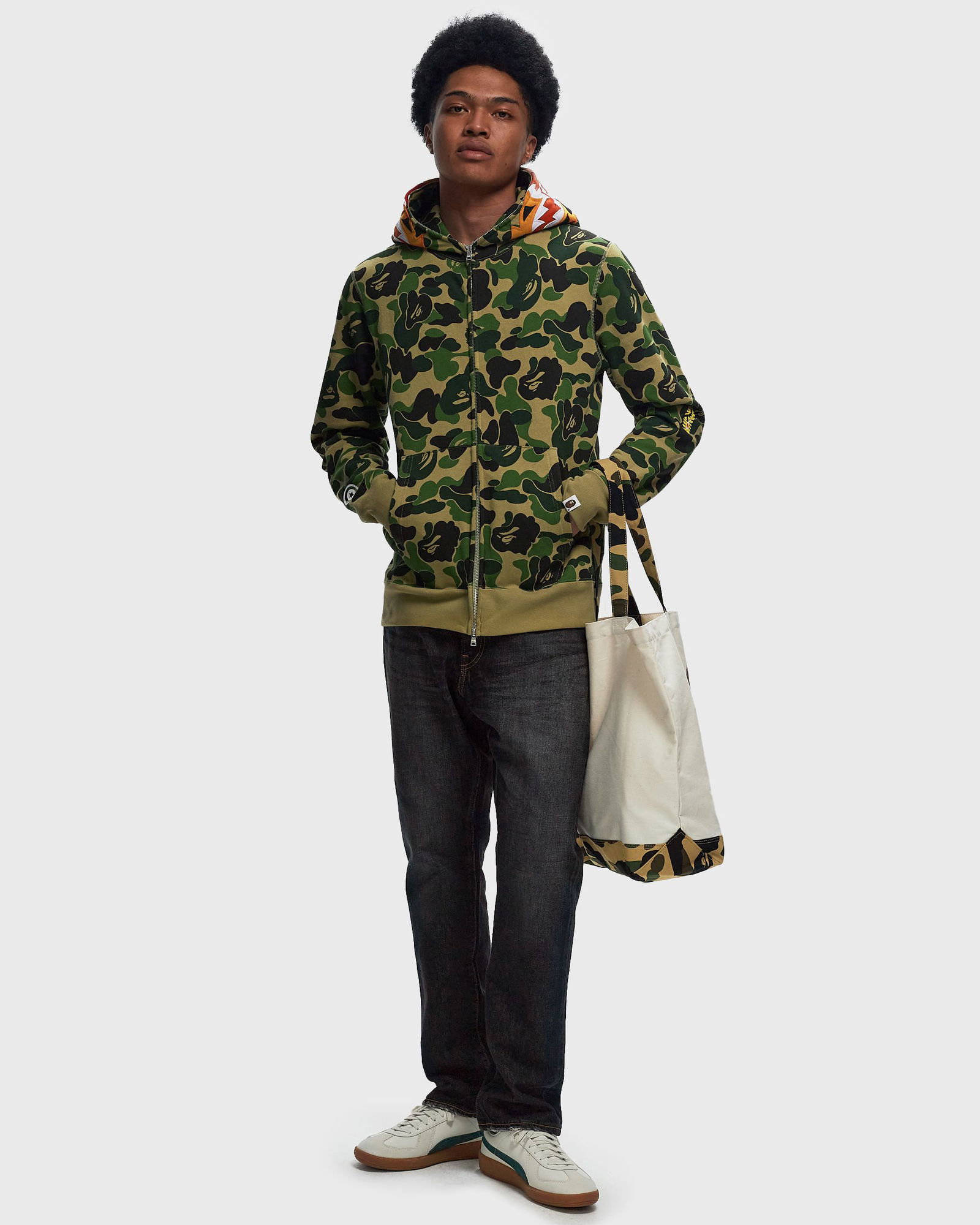 ABC CAMO TIGER Full Zip Hoodie