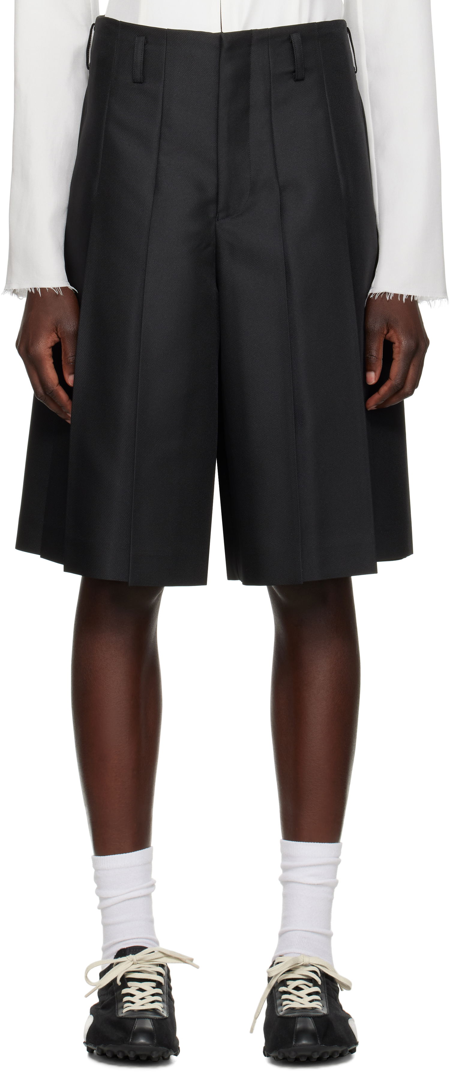 Šortky Comme des Garçons Homme Plus Gabardine Shorts Čierna | PO-P039-051, 0