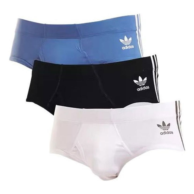 Boxerky adidas Originals Originals 3 Stripe Briefs Modrá | 4A1M50-909