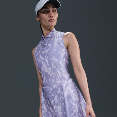 Šaty Nike Victory Dri-FIT Print Tennis Dress Fialová | FZ6804-533, 4