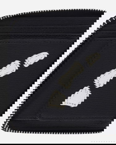 Peňaženka KAPITAL Thumb Up Bone Band Zip Wallet Čierna | K2503XG522 BLACK, 6
