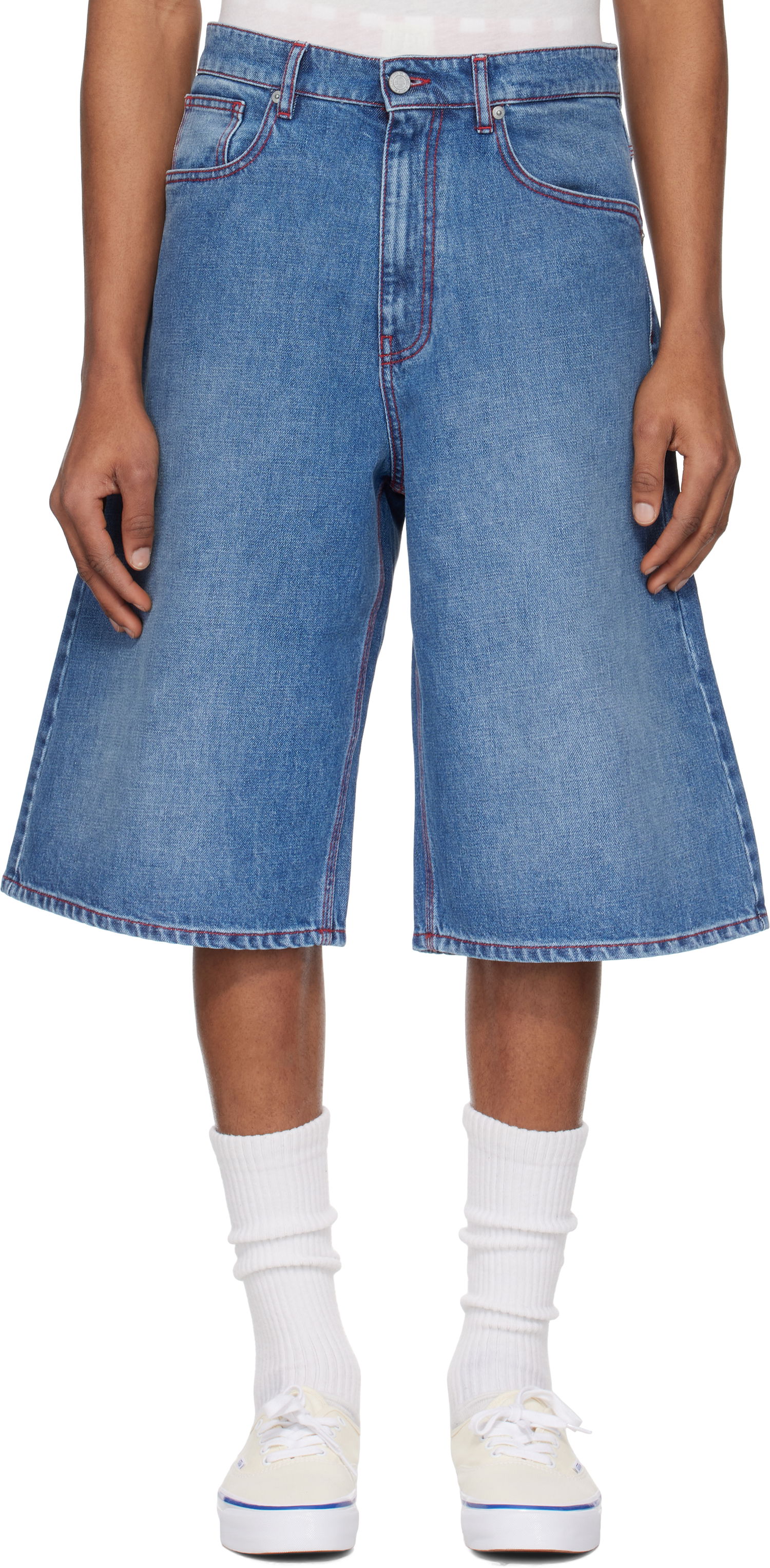 Šortky ERL ERL Indiana Denim Skate Shorts Modrá | ERL10P014, 0