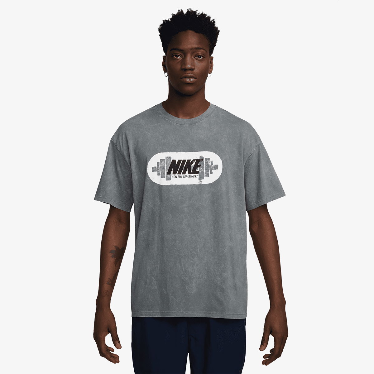 Tričko Nike Men's Gym Heritage T-Shirt Šedá | HV4133-084, 1