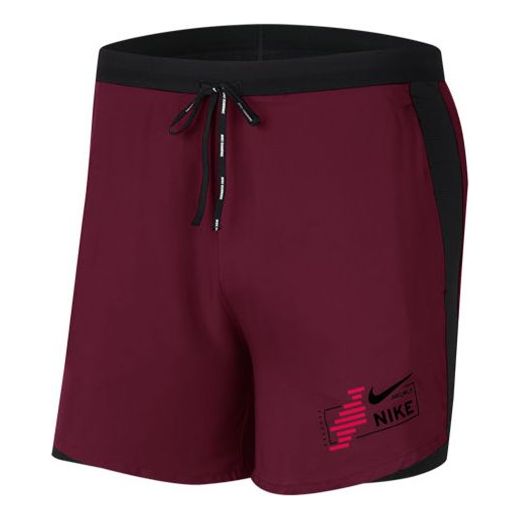 Šortky Nike FLEX STRIDE FUTURE FAST 2-IN-1 Running Shorts Vínová | CU5475-638
