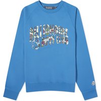 Mikina BILLIONAIRE BOYS CLUB Duck Camo Arch Logo Crew Sweat Modrá | B23428-BL, 1