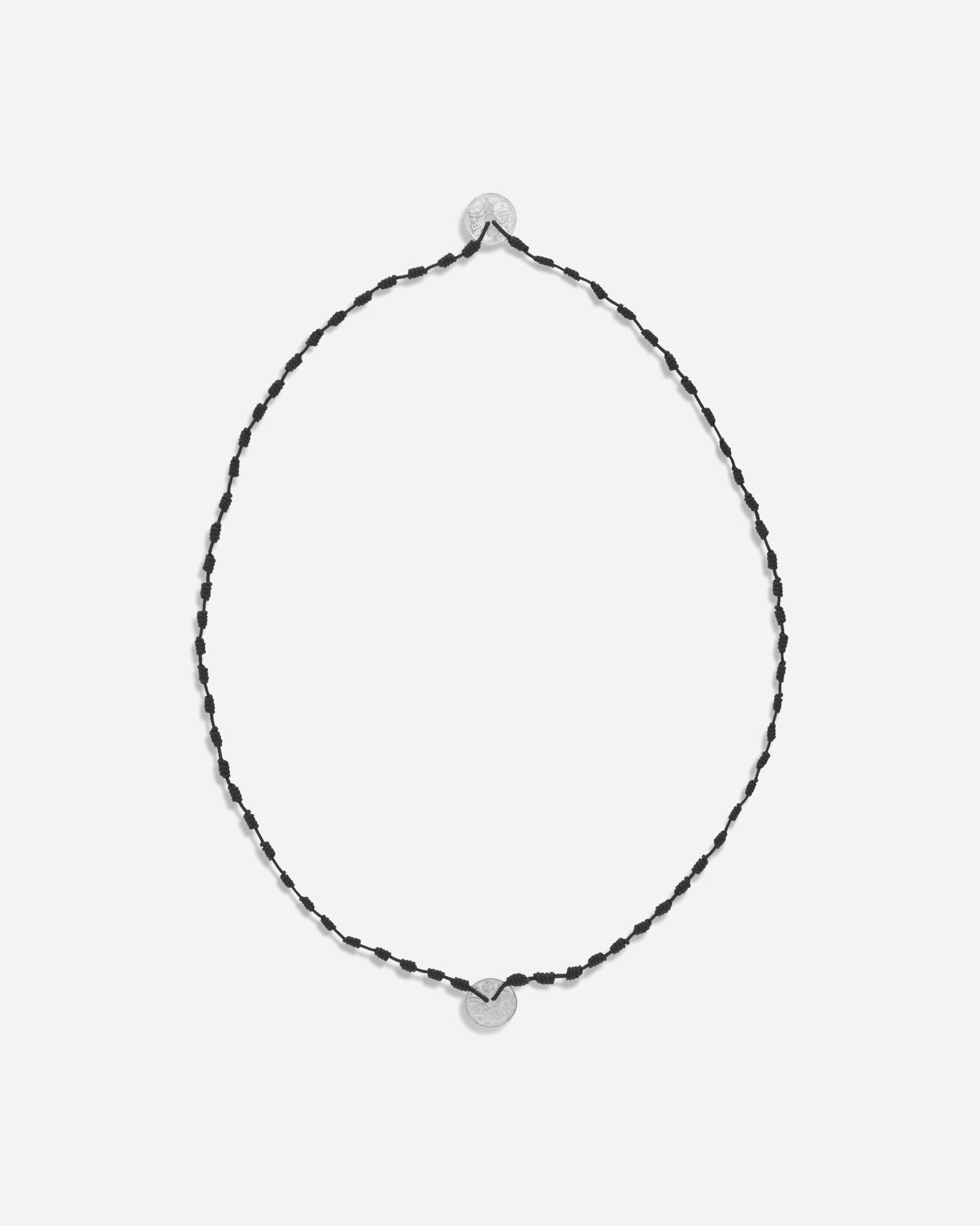 Náhrdelník Neighborhood Cord Coin Necklace Čierna | 251MYNH-AC03 BK, 1