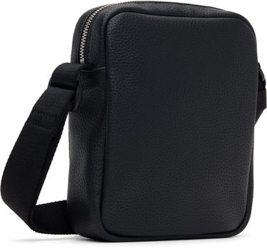 Taška cez rameno BOSS HUGO Grained Faux-Leather Reporter Bag Čierna | 50535669, 3