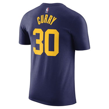 Tričko Jordan Stephen Curry State Warriors 2022/23 Statement Edition Name & Number T-Shirt Navy | DV5772-422, 2